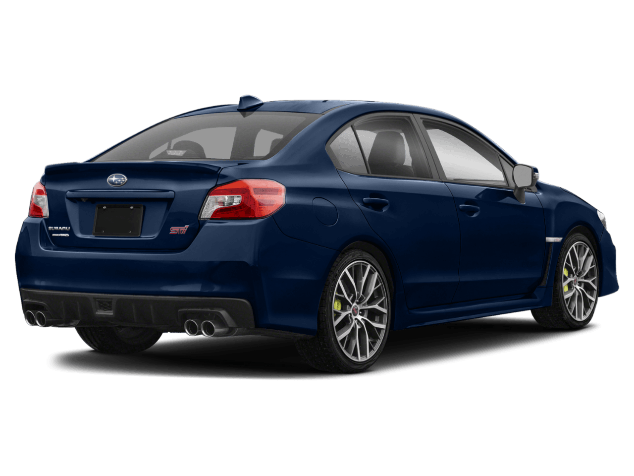 2021 Subaru WRX STI Limited - Rear 3/4, facing to the right