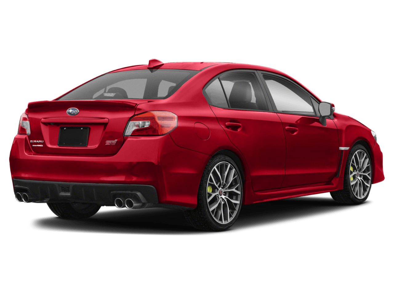 2021 Subaru WRX STI Limited - Rear 3/4, facing to the right