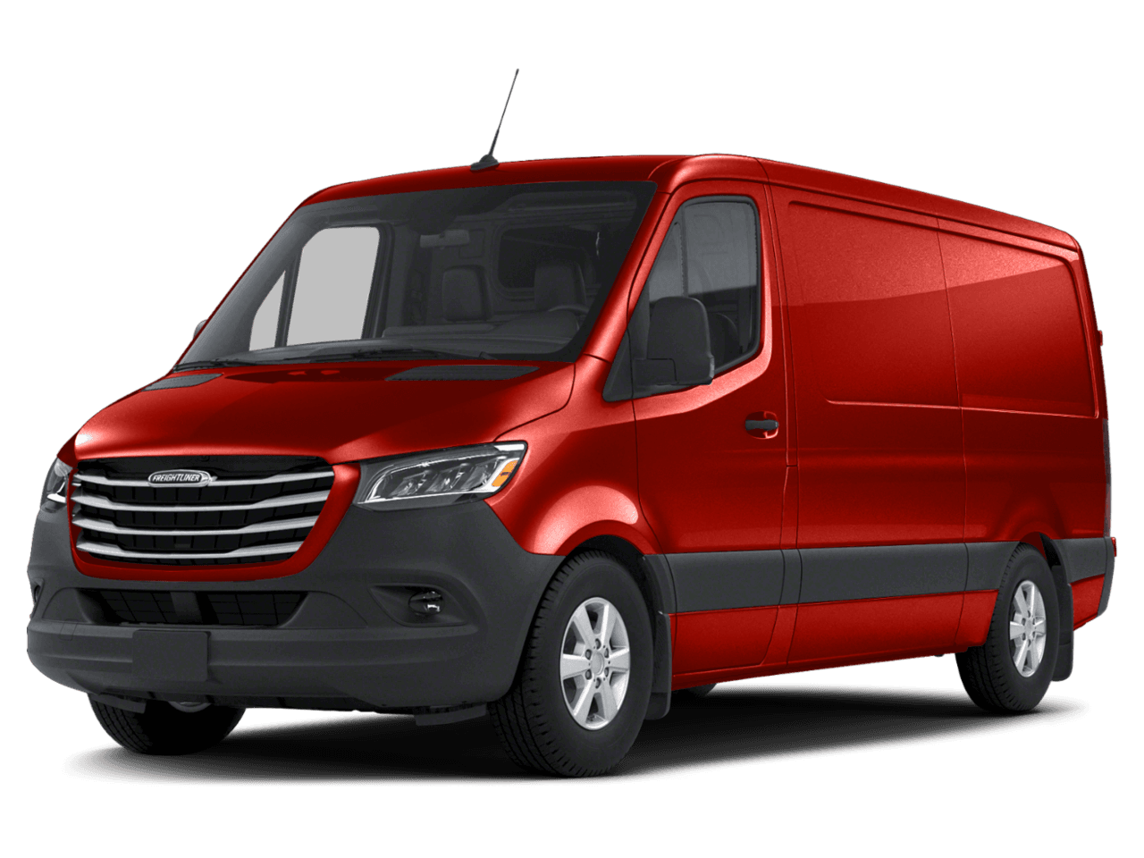 2021 Freightliner Sprinter Cargo Van  - Front 3/4, facing to the left