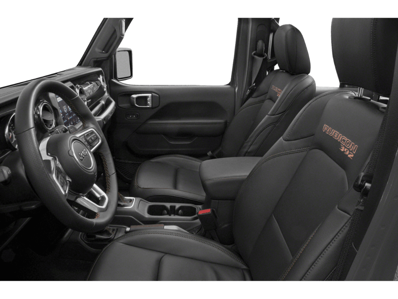 2021 Jeep Wrangler Unlimited Rubicon 392 - Interior Driver's Side with Door Open, Front Seat Feature