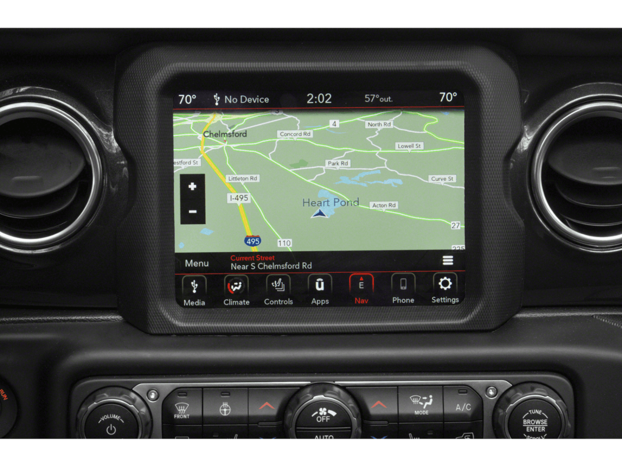 2021 Jeep Wrangler Unlimited Rubicon 392 - Interior Navigation System