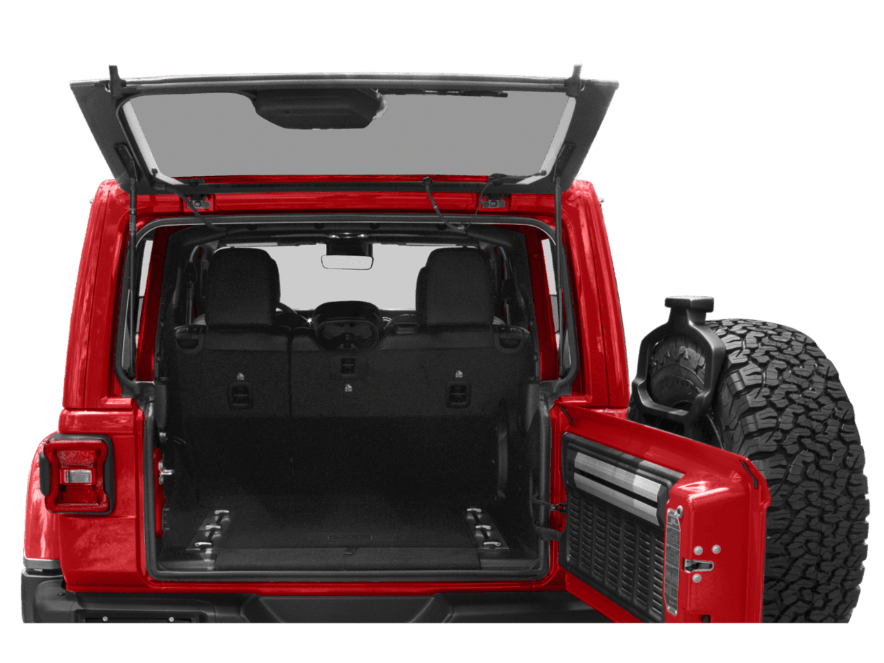 2021 Jeep Wrangler Unlimited Rubicon 392 - Interior Trunk with Hatch Open Feature