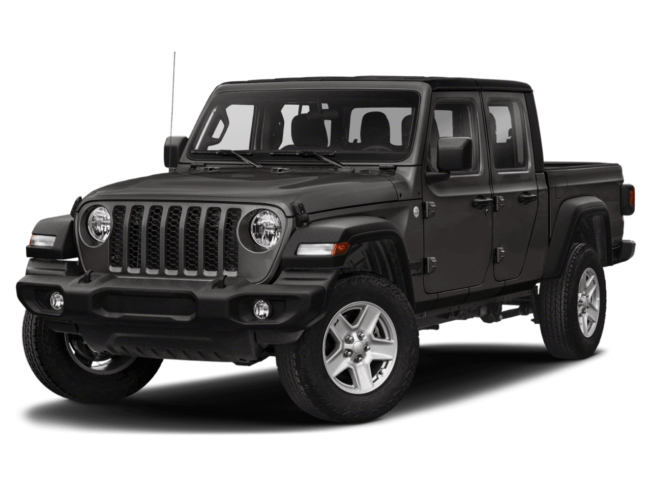 2021 Jeep Gladiator Texas Trail - Front 3/4, facing to the left