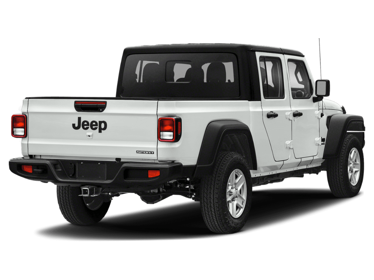 2021 Jeep Gladiator Texas Trail - Rear 3/4, facing to the right