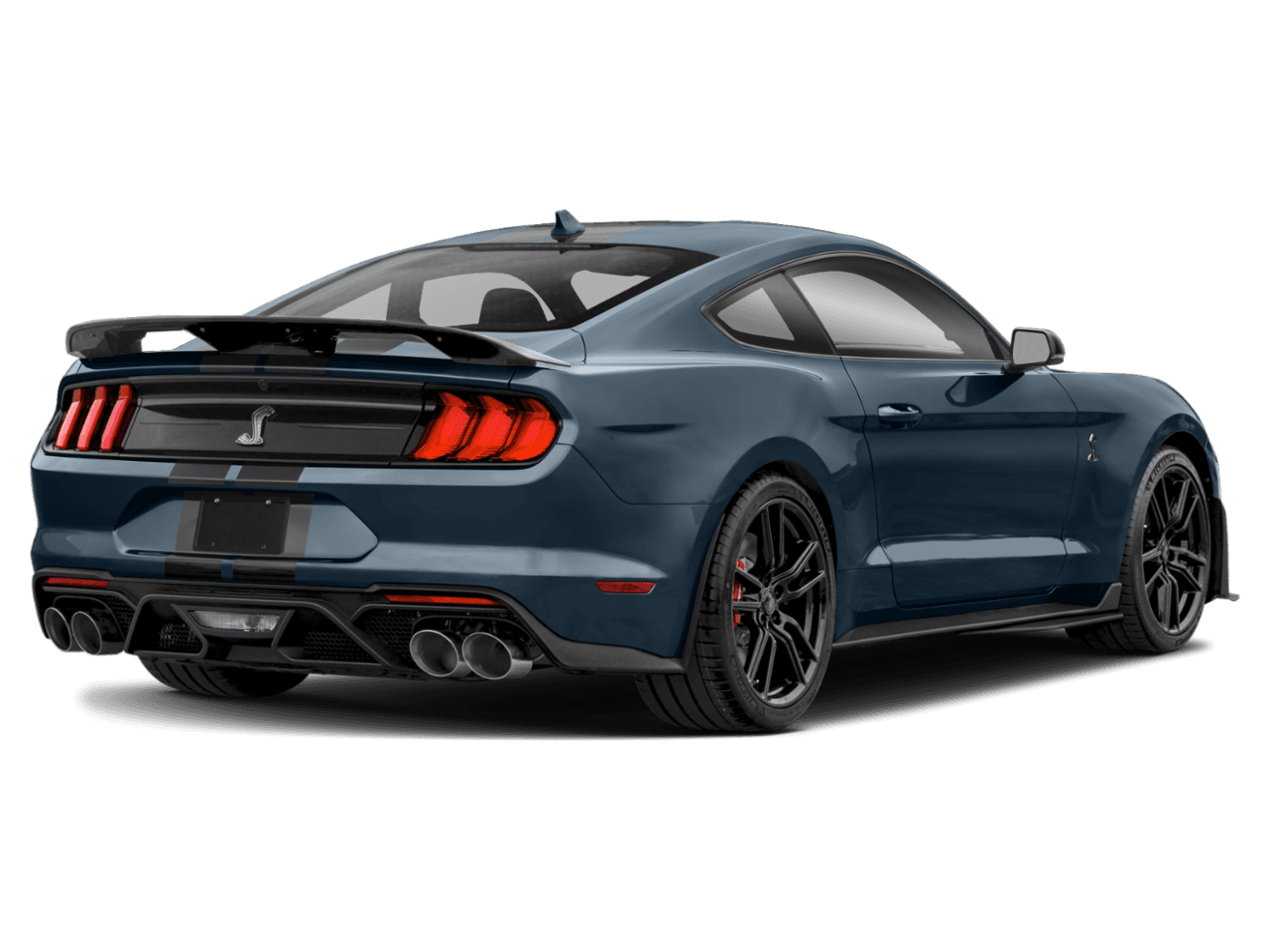 2021 Ford Mustang Shelby - Rear 3/4, facing to the right