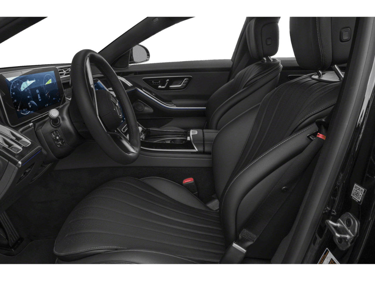 2021 Mercedes-Benz S-Class S 500 - Interior Driver's Side with Door Open, Front Seat Feature