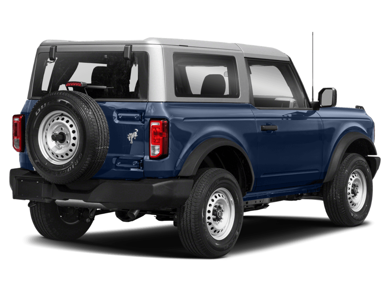 2021 Ford Bronco Base - Rear 3/4, facing to the right