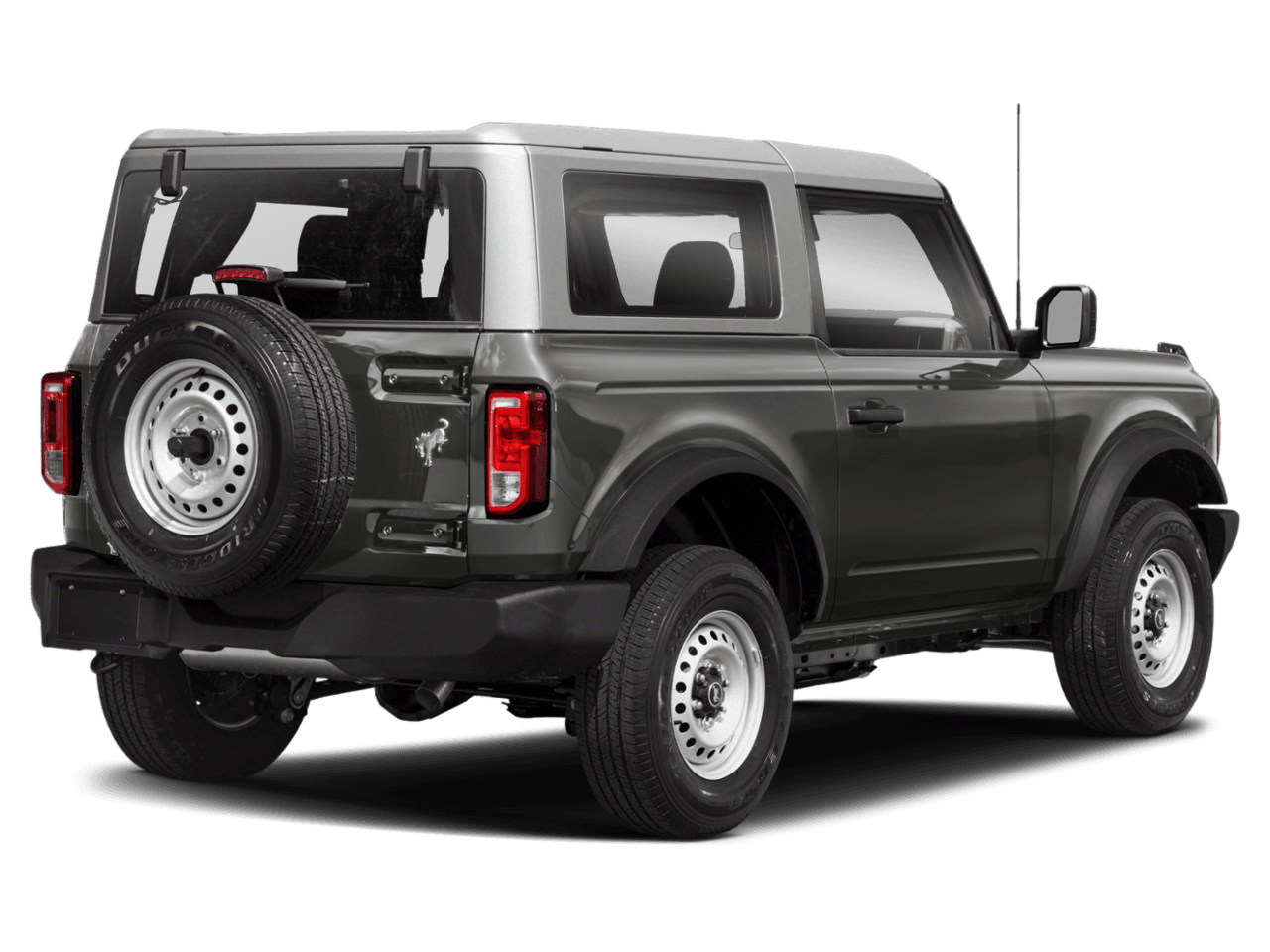 2021 Ford Bronco Base - Rear 3/4, facing to the right