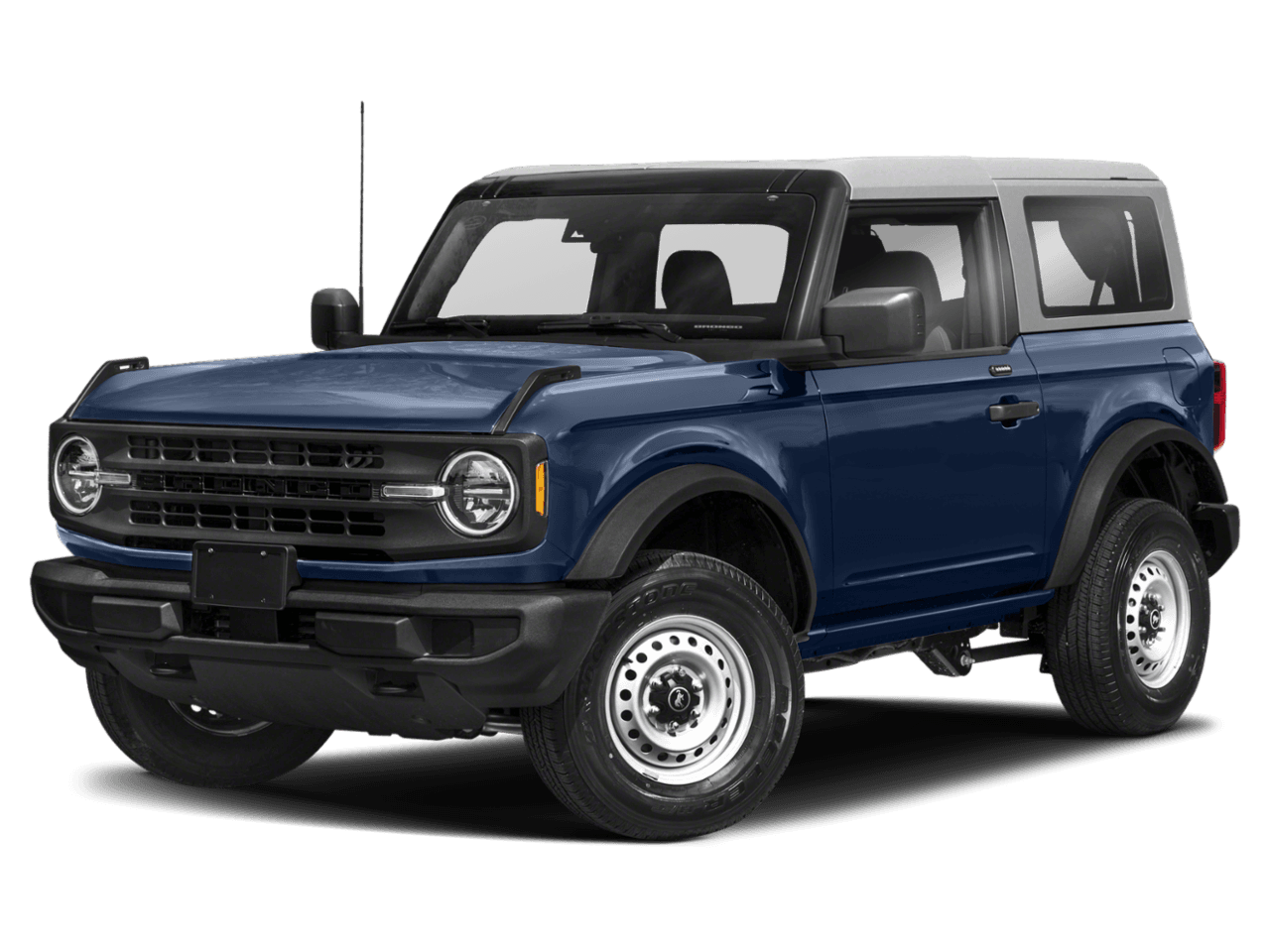 2021 Ford Bronco Base - Front 3/4, facing to the left