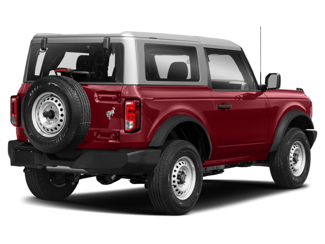 2021 Ford Bronco Base - Rear 3/4, facing to the right