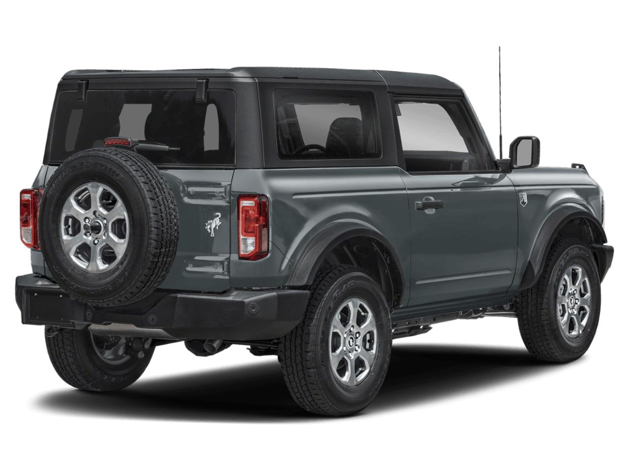 2021 Ford Bronco Big - Rear 3/4, facing to the right