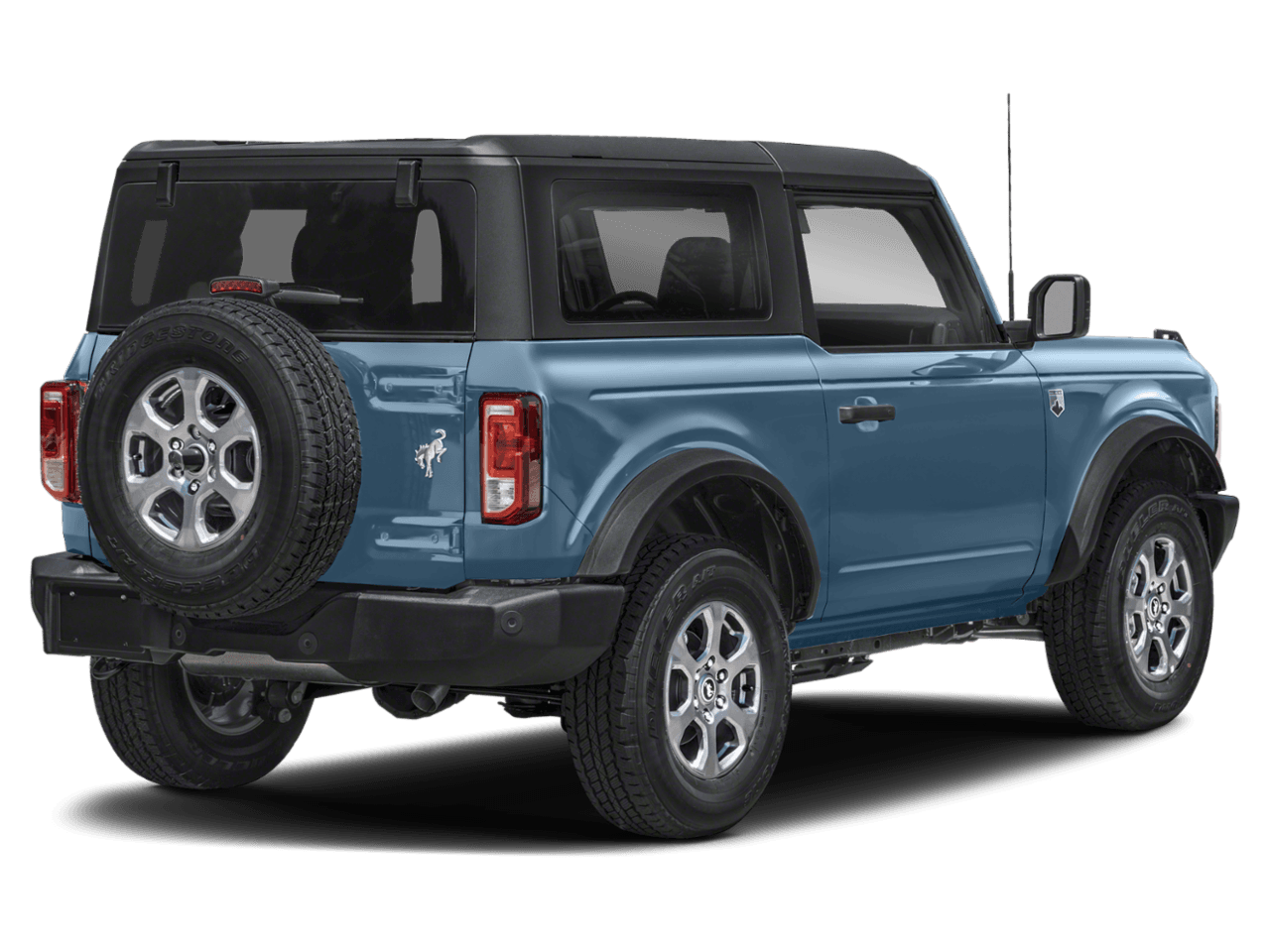 2021 Ford Bronco Big - Rear 3/4, facing to the right
