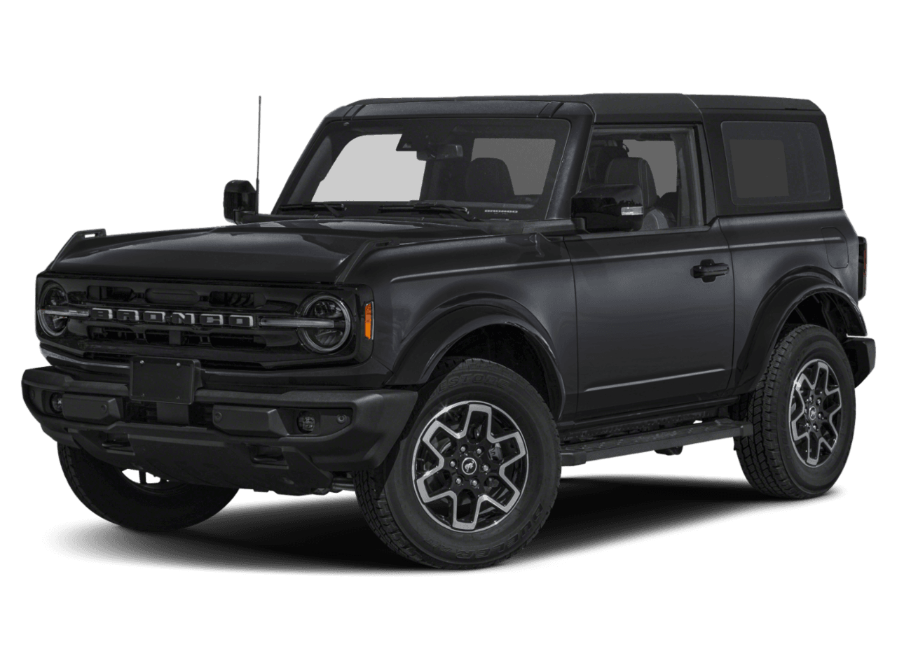 2021 Ford Bronco Outer - Front 3/4, facing to the left