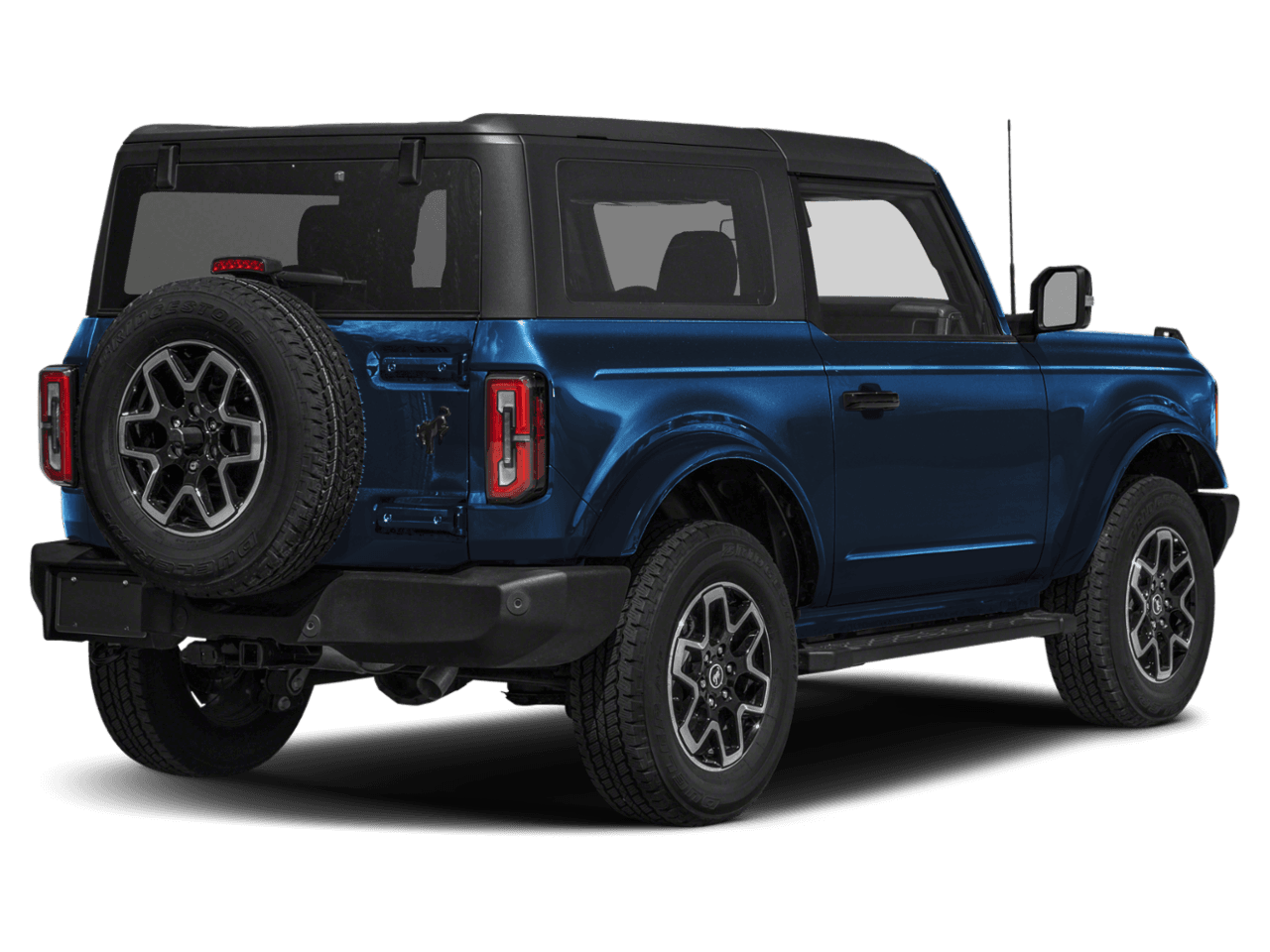 2021 Ford Bronco Outer - Rear 3/4, facing to the right