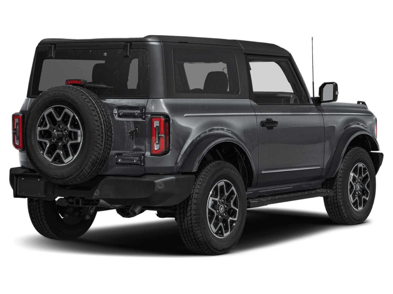 2021 Ford Bronco Outer - Rear 3/4, facing to the right