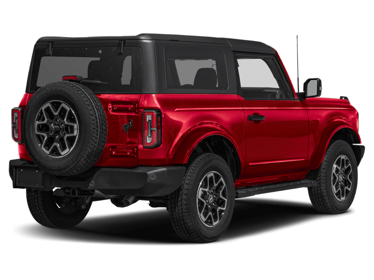 2021 Ford Bronco Outer - Rear 3/4, facing to the right