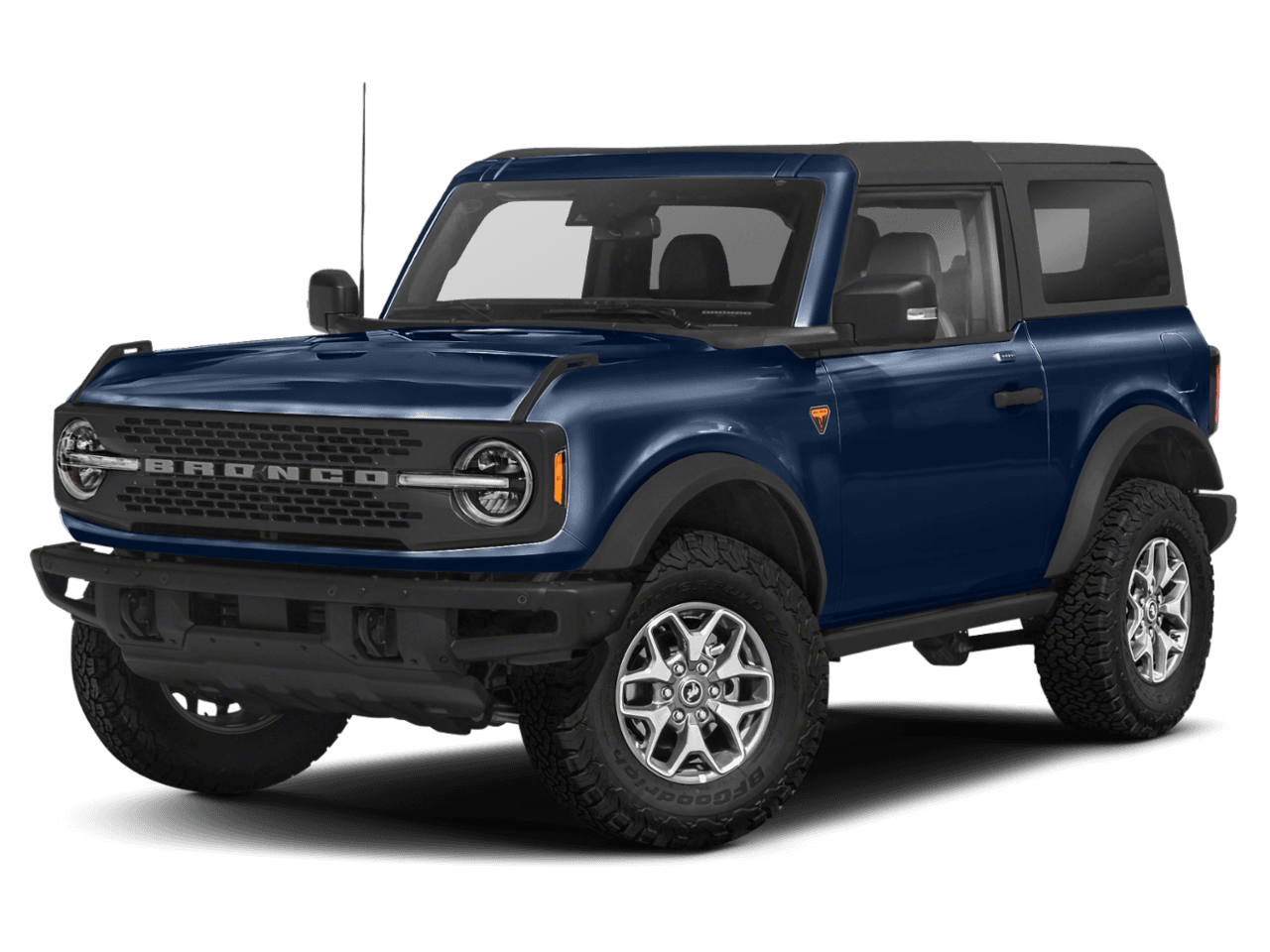 2021 Ford Bronco Badlands - Front 3/4, facing to the left