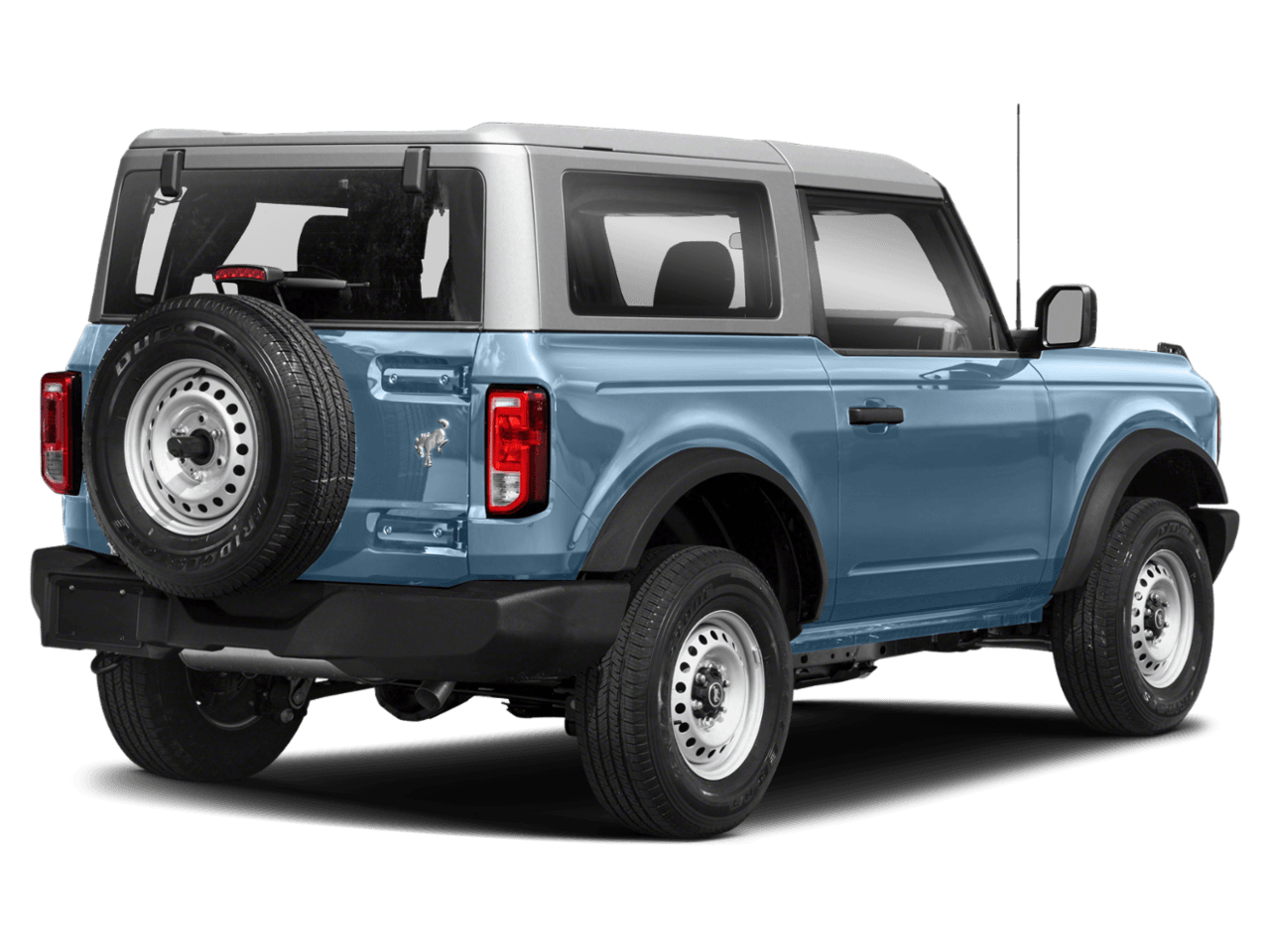 2021 Ford Bronco First - Rear 3/4, facing to the right