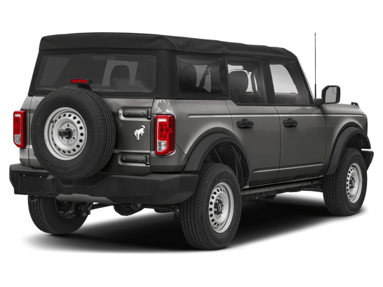 2021 Ford Bronco Base - Rear 3/4, facing to the right