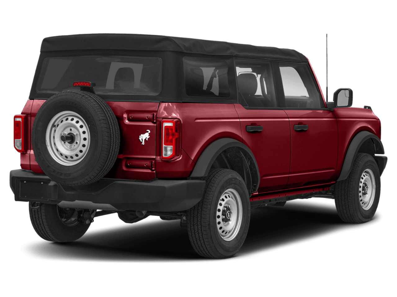 2021 Ford Bronco Base - Rear 3/4, facing to the right