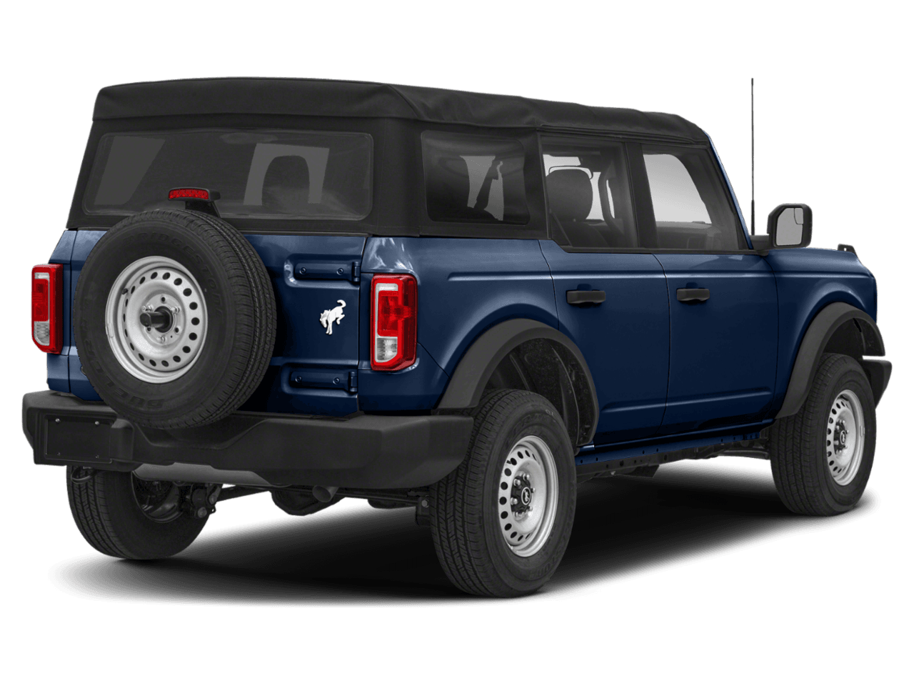 2021 Ford Bronco Base - Rear 3/4, facing to the right