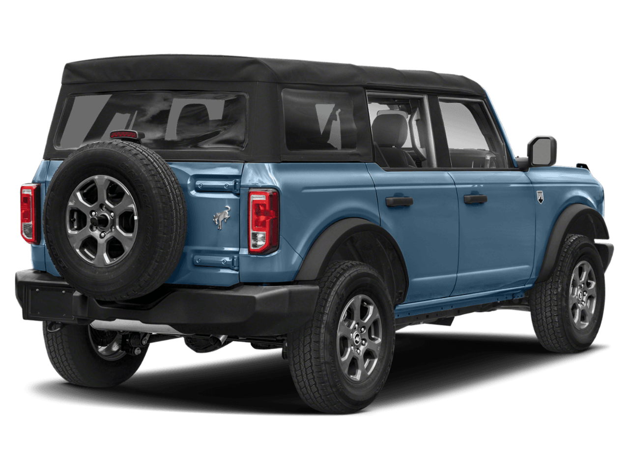 2021 Ford Bronco Big - Rear 3/4, facing to the right