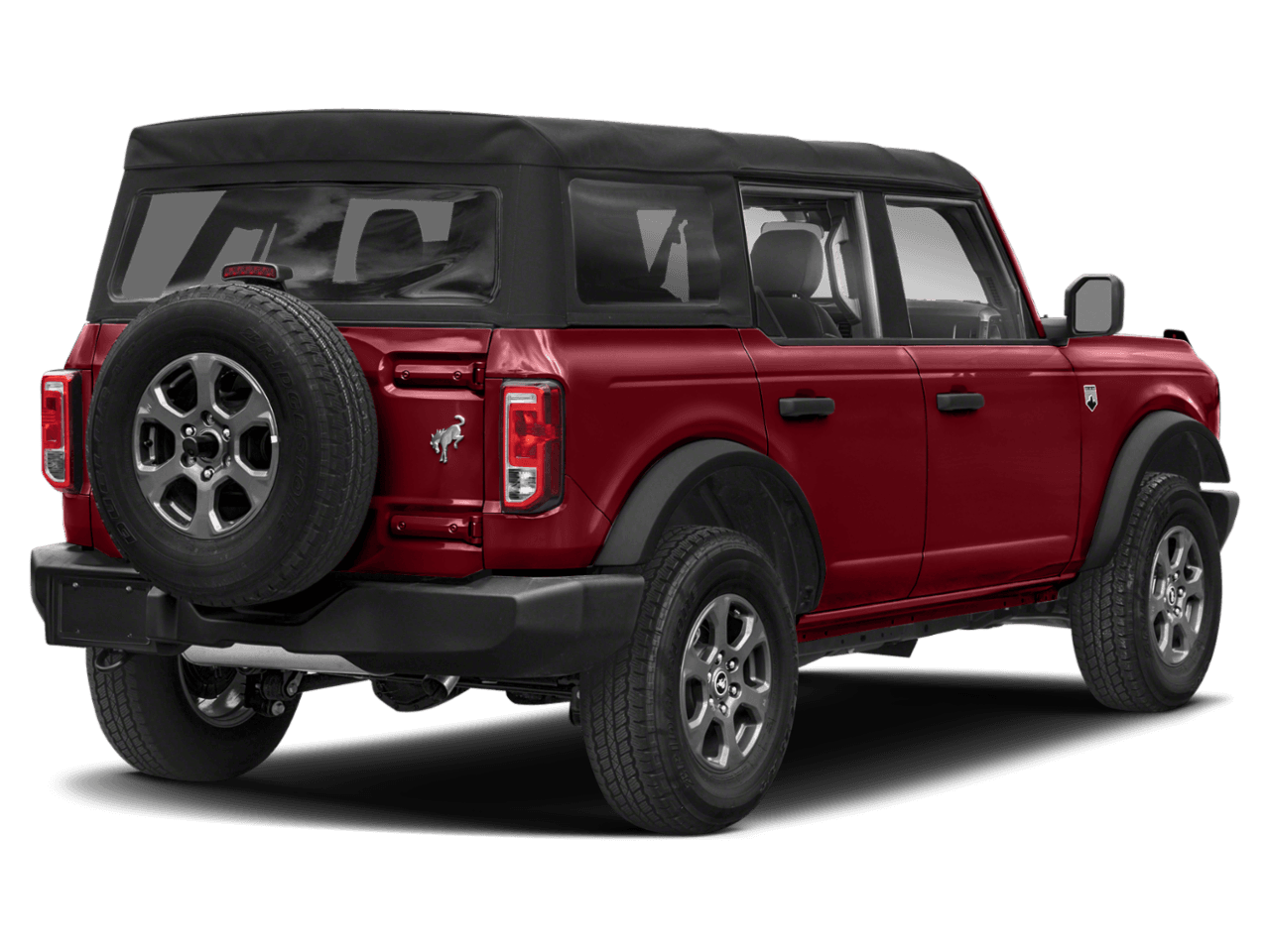 2021 Ford Bronco Big - Rear 3/4, facing to the right