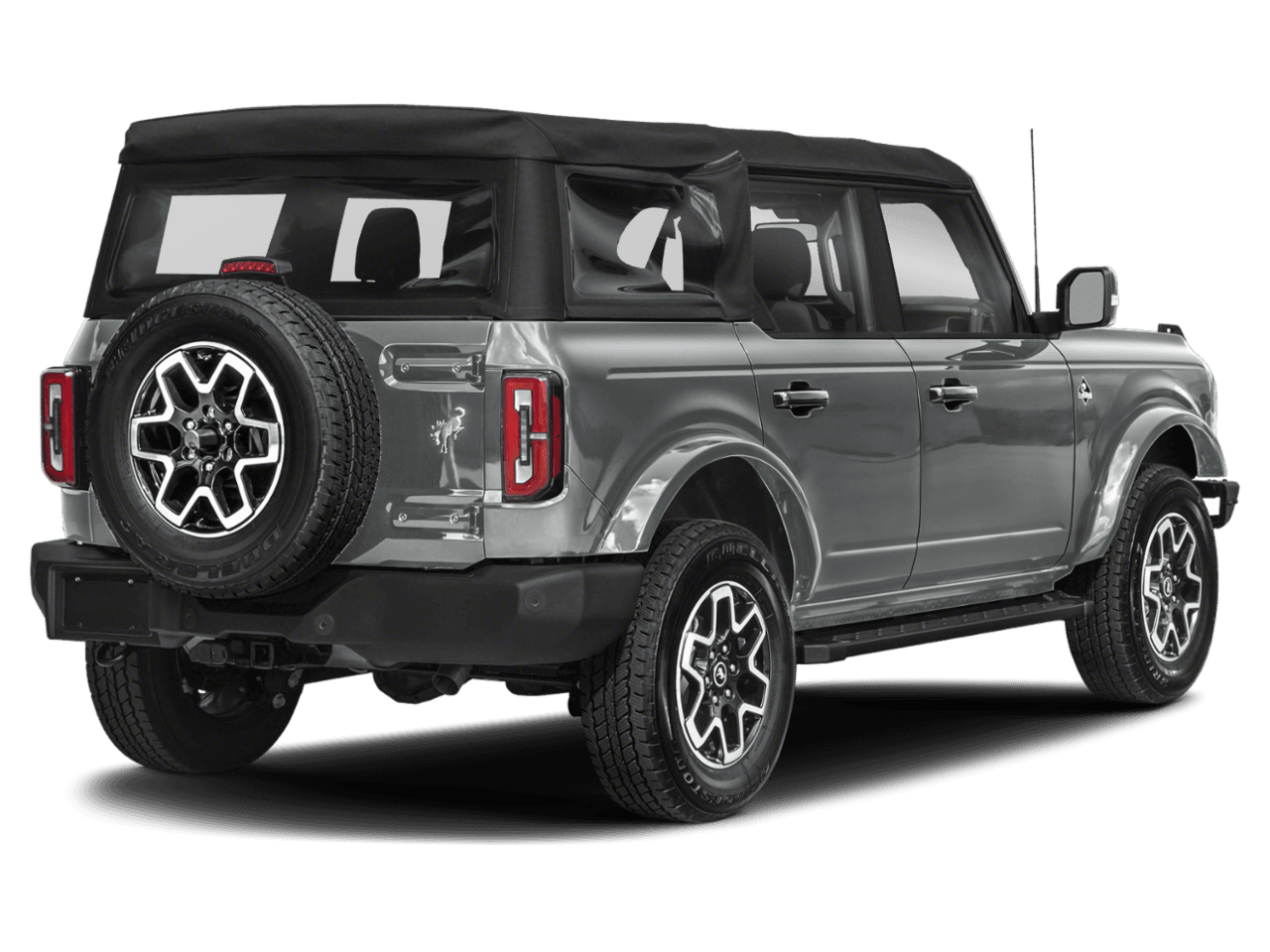 2021 Ford Bronco Outer - Rear 3/4, facing to the right