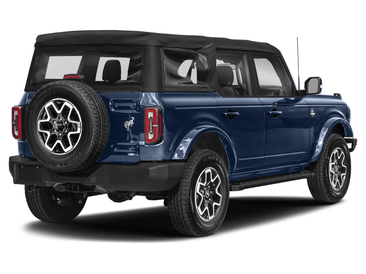 2021 Ford Bronco Outer - Rear 3/4, facing to the right