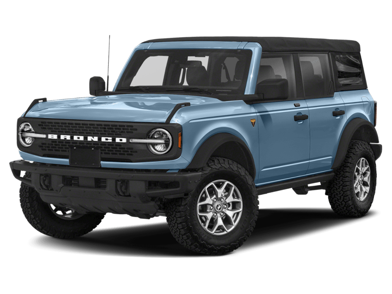 2021 Ford Bronco Badlands - Front 3/4, facing to the left
