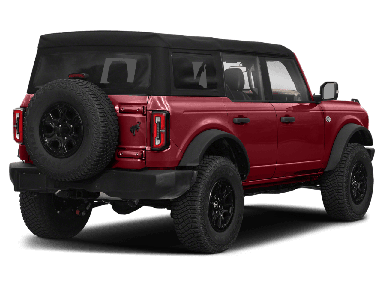 2021 Ford Bronco Wildtrak - Rear 3/4, facing to the right