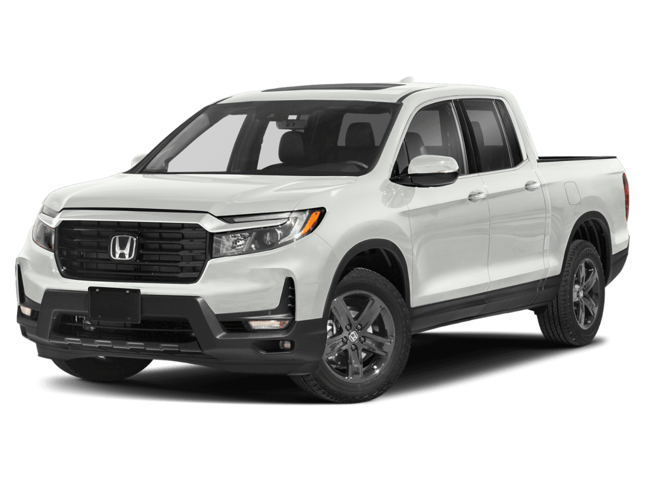2021 Honda Ridgeline RTL-E - Front 3/4, facing to the left