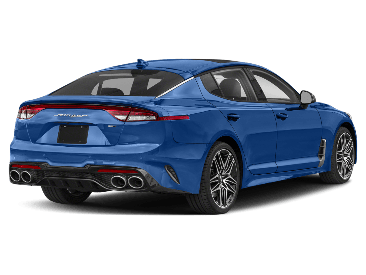 2022 Kia Stinger GT1 - Rear 3/4, facing to the right