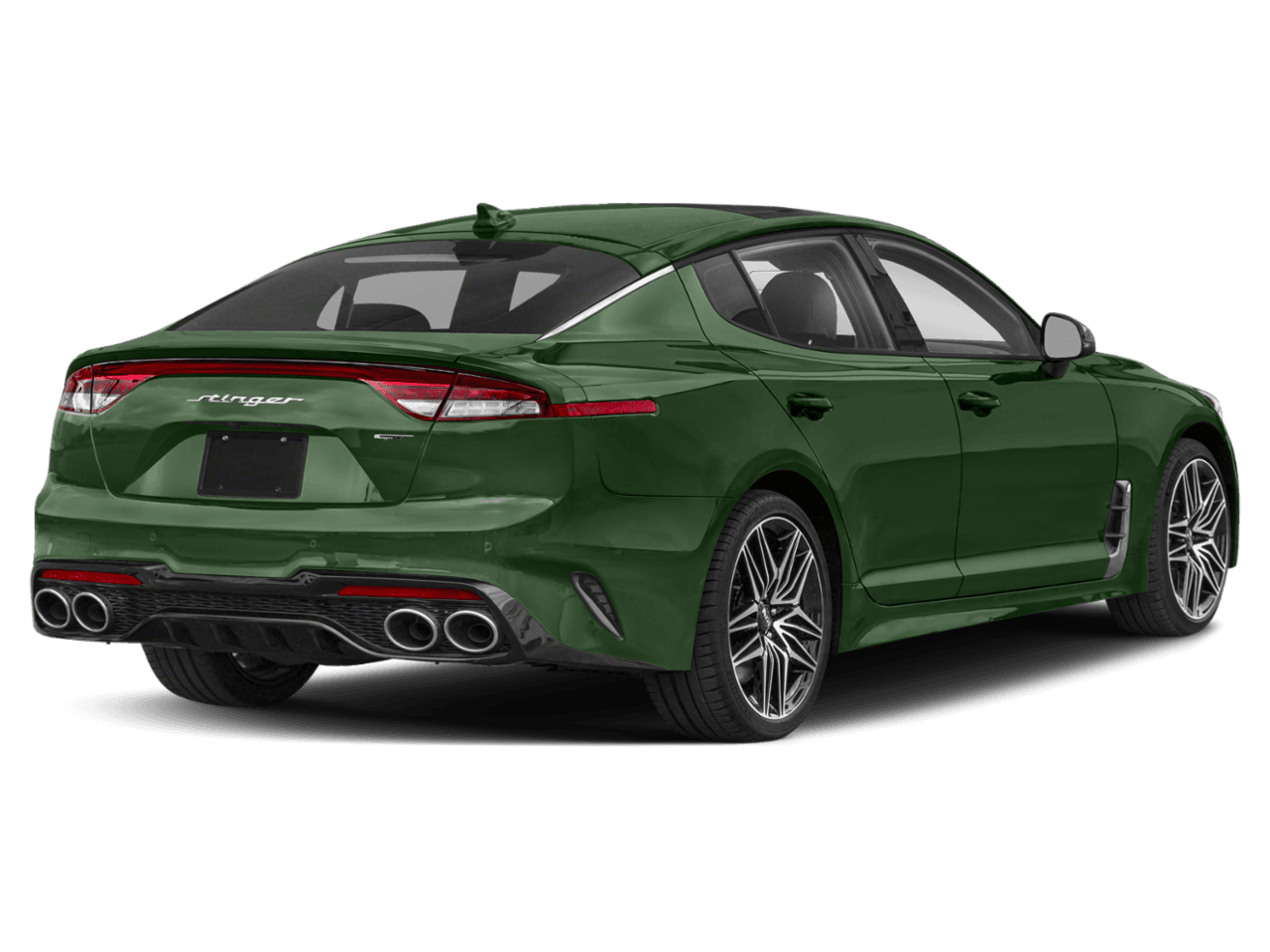 2022 Kia Stinger GT1 - Rear 3/4, facing to the right
