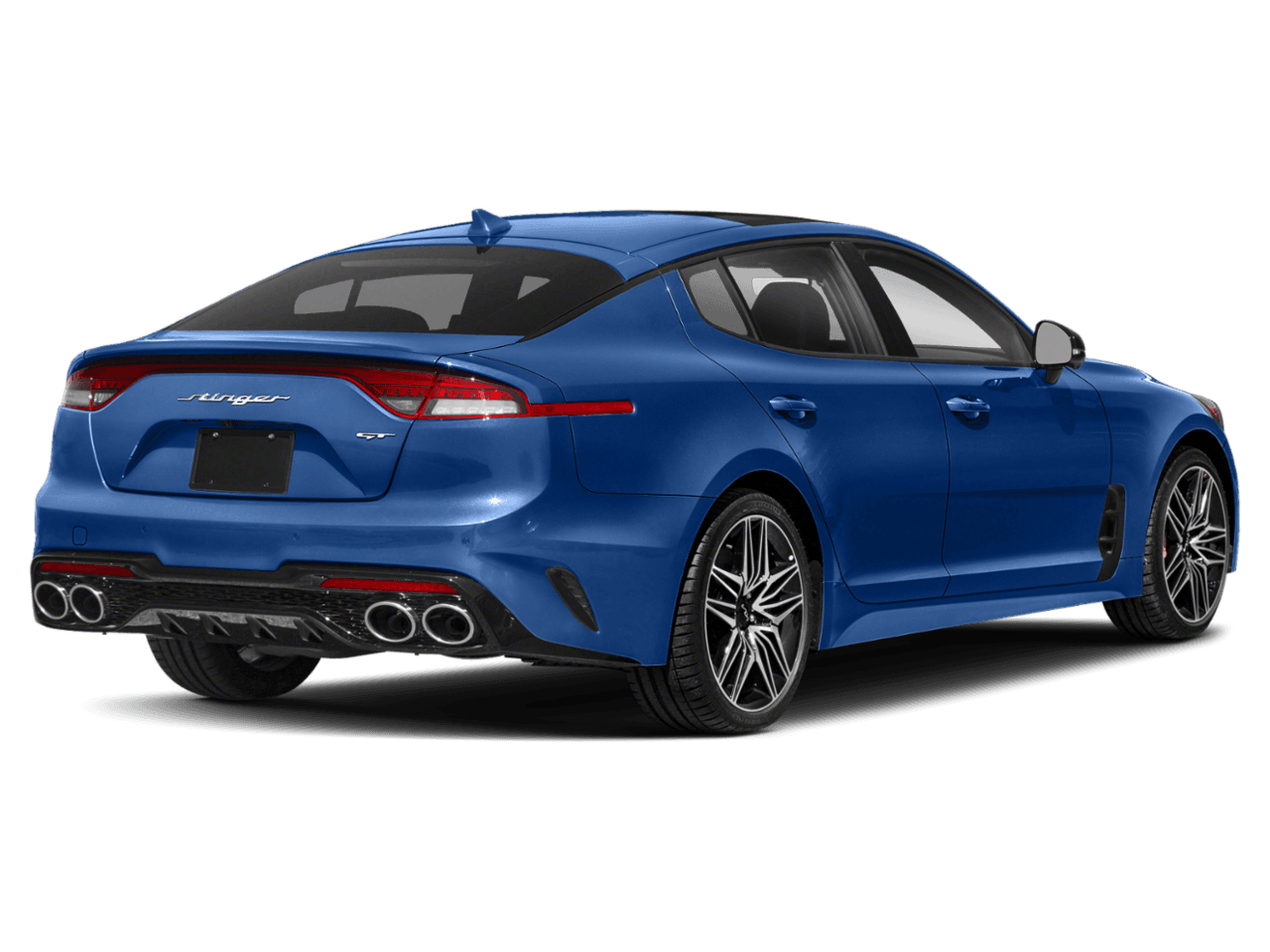 2022 Kia Stinger GT2 - Rear 3/4, facing to the right