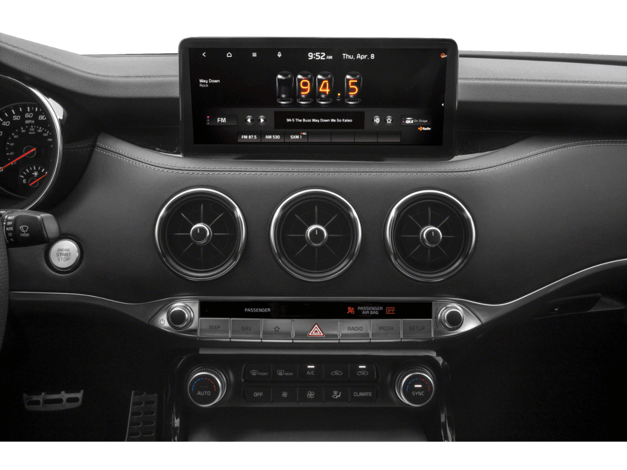 2022 Kia Stinger GT2 - Interior Stereo System