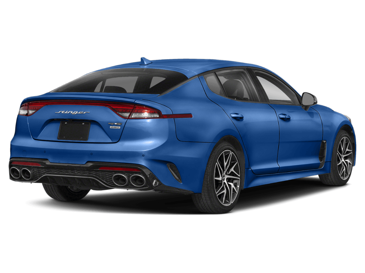 2022 Kia Stinger GT-Line - Rear 3/4, facing to the right