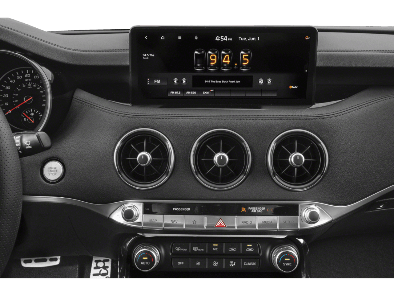 2022 Kia Stinger GT-Line - Interior Stereo System