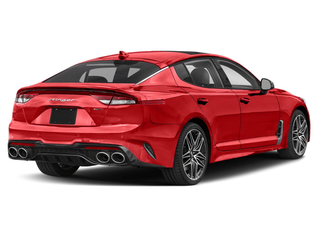 2022 Kia Stinger GT1 - Rear 3/4, facing to the right