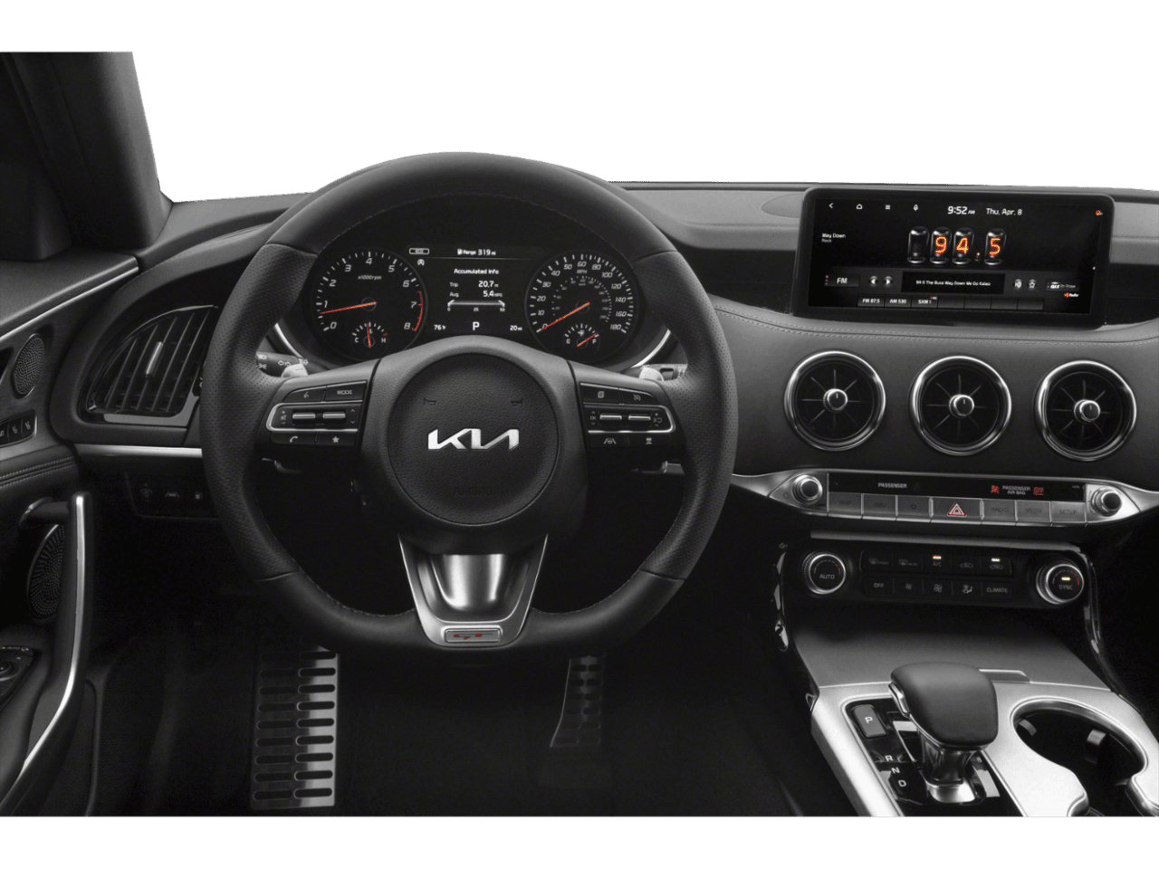 2022 Kia Stinger GT2 - Interior Drivers Dash