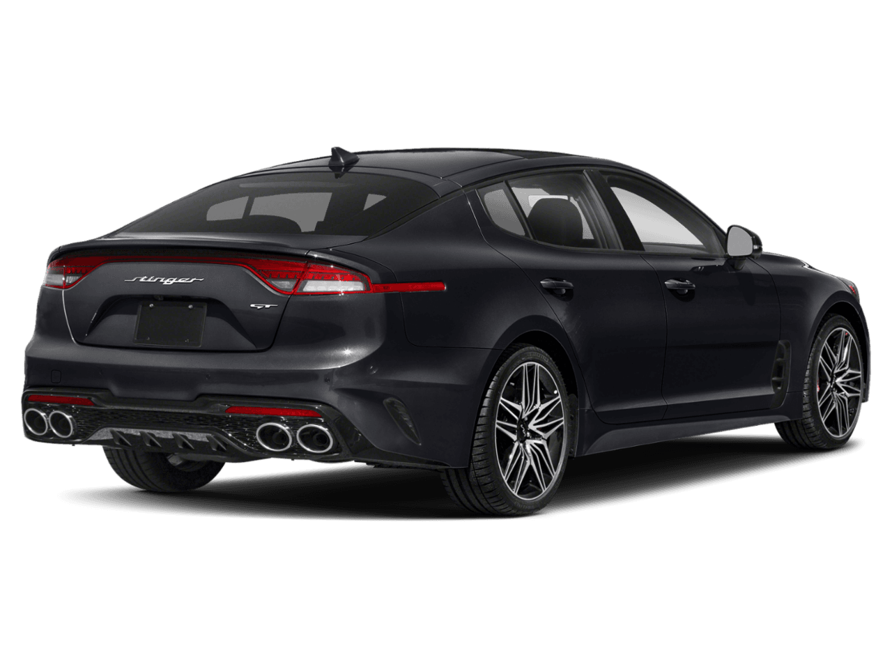 2022 Kia Stinger GT2 - Rear 3/4, facing to the right