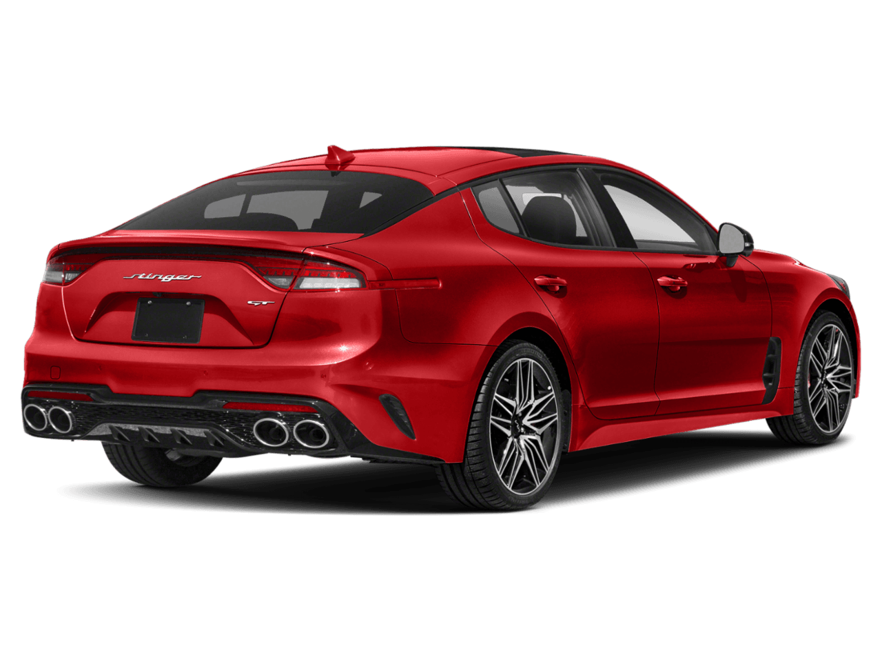 2022 Kia Stinger GT2 - Rear 3/4, facing to the right