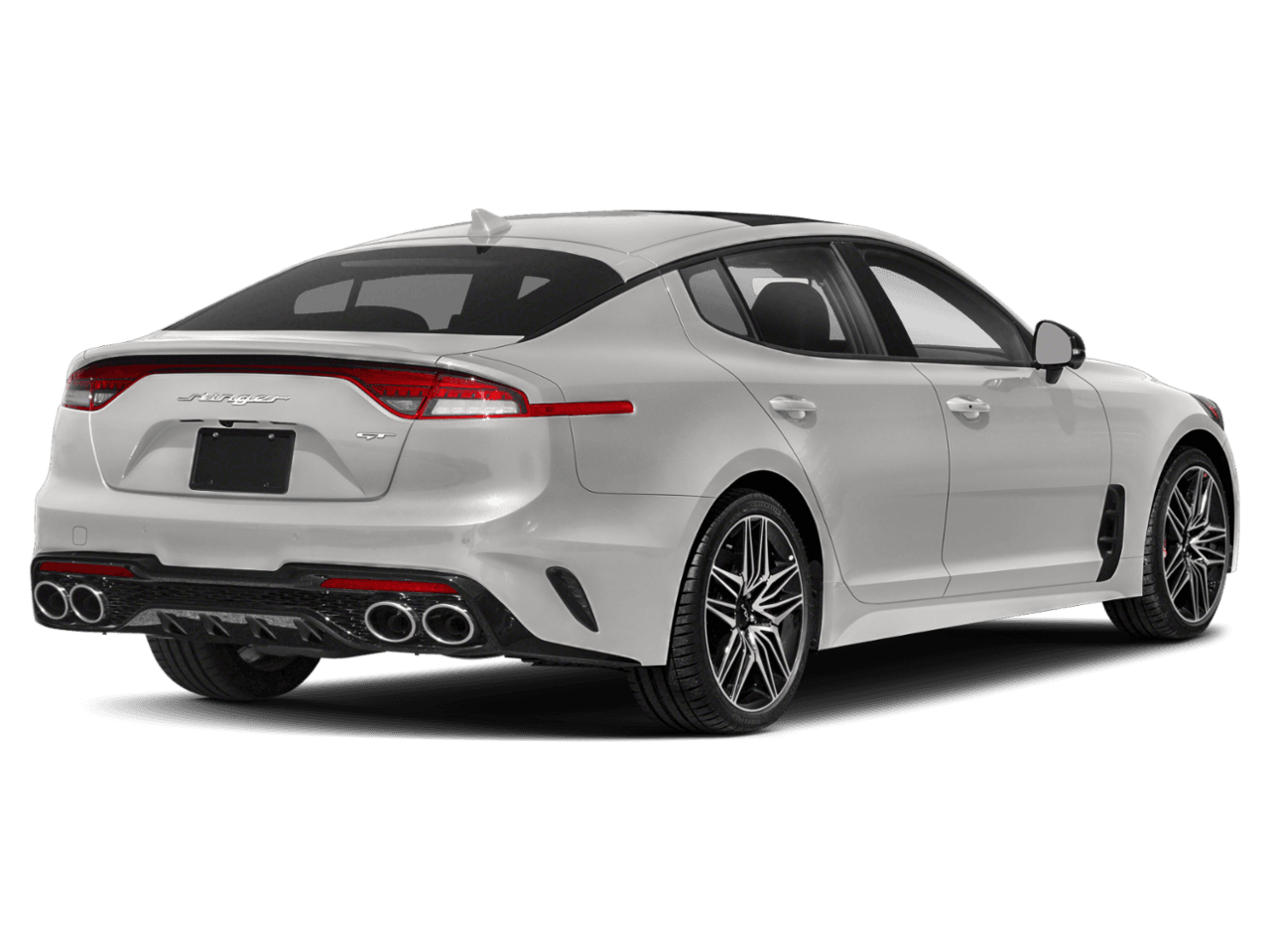 2022 Kia Stinger GT2 - Rear 3/4, facing to the right