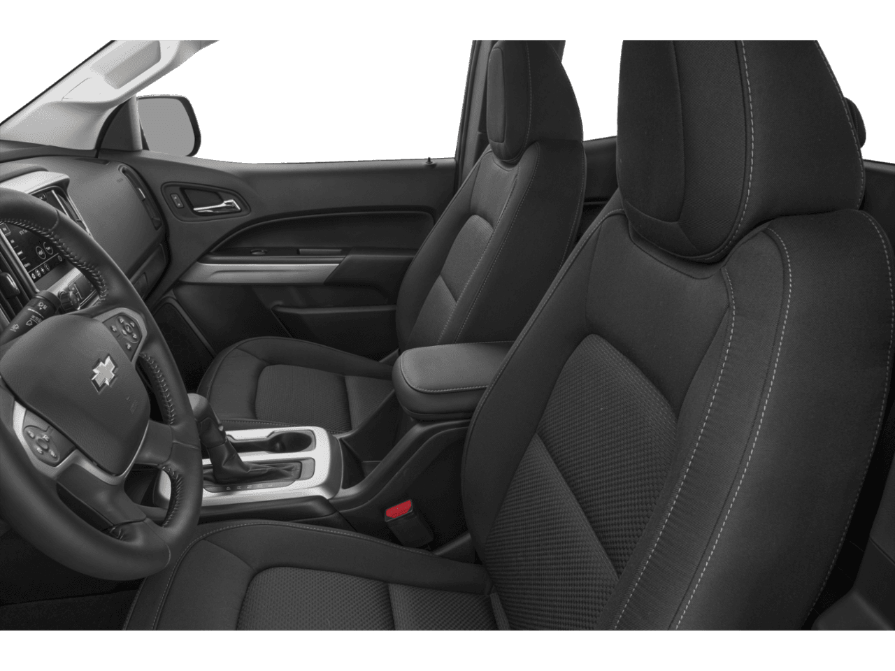2022 Chevrolet Colorado 4WD LT - Interior Driver's Side with Door Open, Front Seat Feature