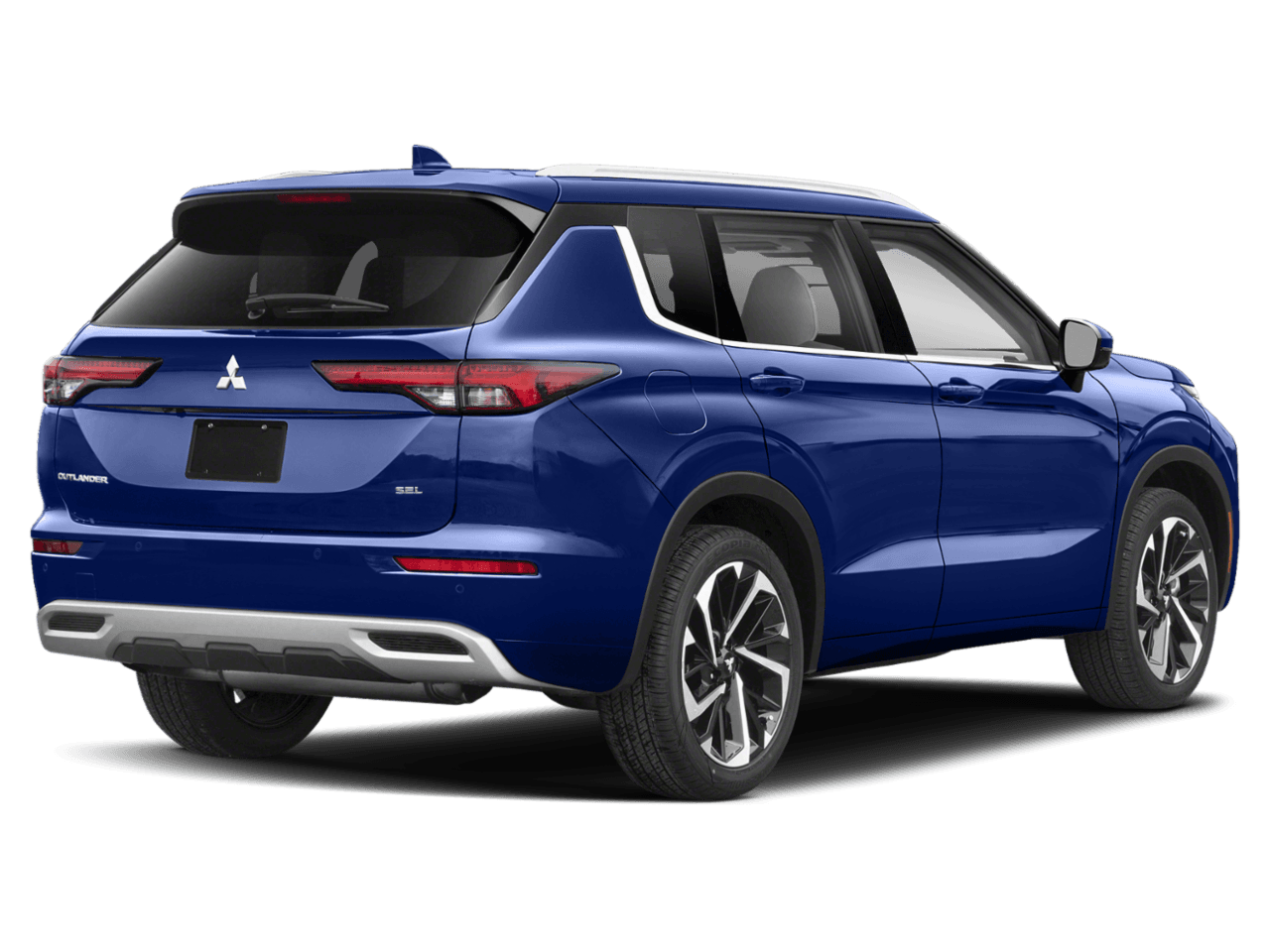 2022 Mitsubishi Outlander SEL - Rear 3/4, facing to the right