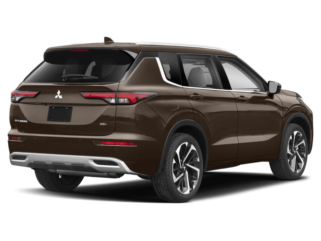 2022 Mitsubishi Outlander SEL - Rear 3/4, facing to the right