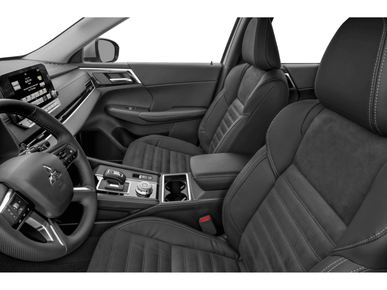 2022 Mitsubishi Outlander SE - Interior Driver's Side with Door Open, Front Seat Feature
