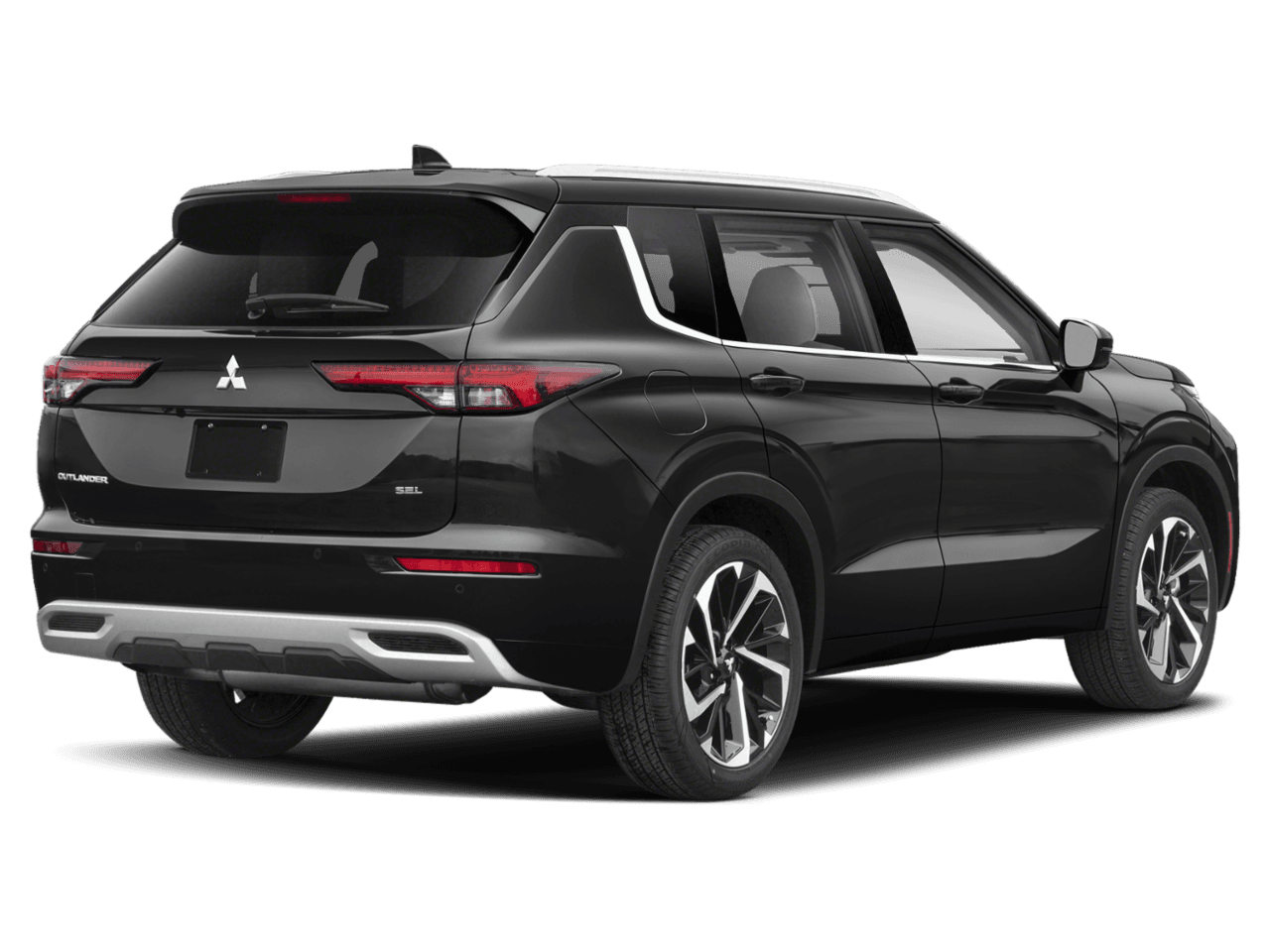 2022 Mitsubishi Outlander SEL - Rear 3/4, facing to the right