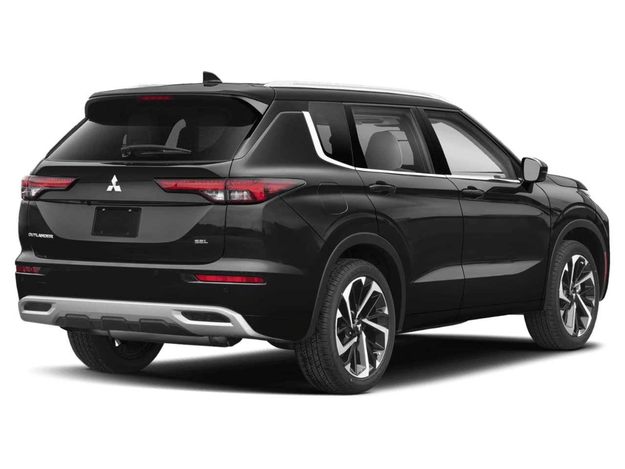 2022 Mitsubishi Outlander SEL - Rear 3/4, facing to the right