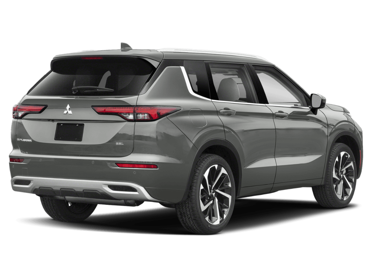2022 Mitsubishi Outlander SEL - Rear 3/4, facing to the right